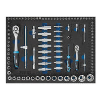 Carrello Portautensili Fervi 7 Cassetti con 298 Pezzi - bricobox