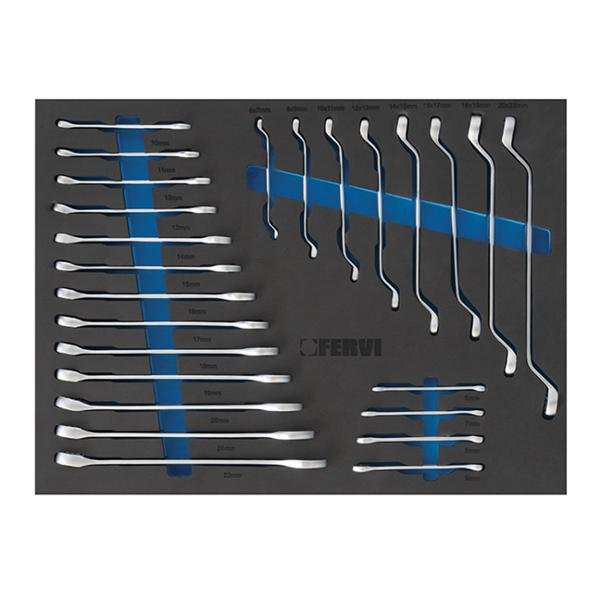 Carrello Portautensili Fervi 7 Cassetti con 298 Pezzi - bricobox