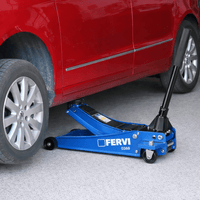 Cric Idraulico a Carrello FERVI 0369 per Auto – Sollevatore Professionale Officina - bricobox