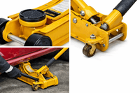 Cricco Idraulico a Carrello Vigor V - CCR/T 2T Ribassato – Sollevatore Auto 2000 Kg Professionale - bricobox