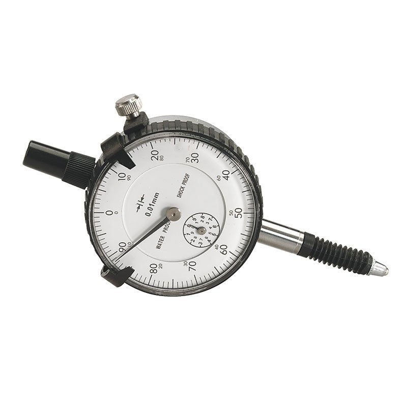 Fervi C017 Comparatore Centesimale Antiurto 0-10 mm – Precisione 0,01 mm per Officina Meccanica - bricobox
