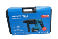 Manster Tools Martello perforatore a batteria 24V Lithium - Ion - bricobox