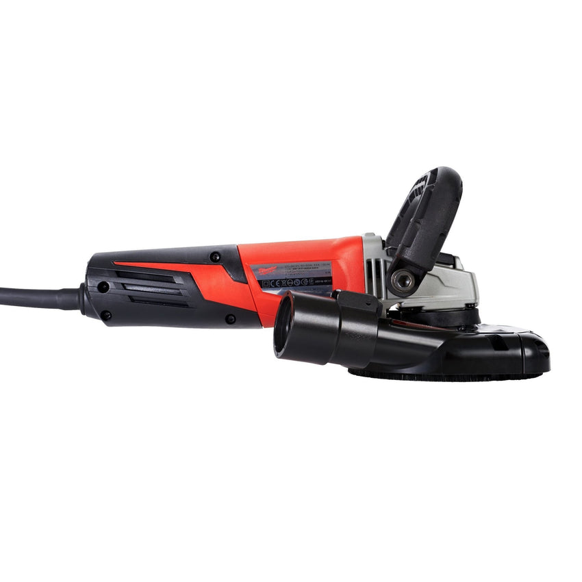 Milwaukee AGV 15 - 125 XE DEG - SET Smerigliatrice 1550W con Cuffia di Aspirazione - bricobox