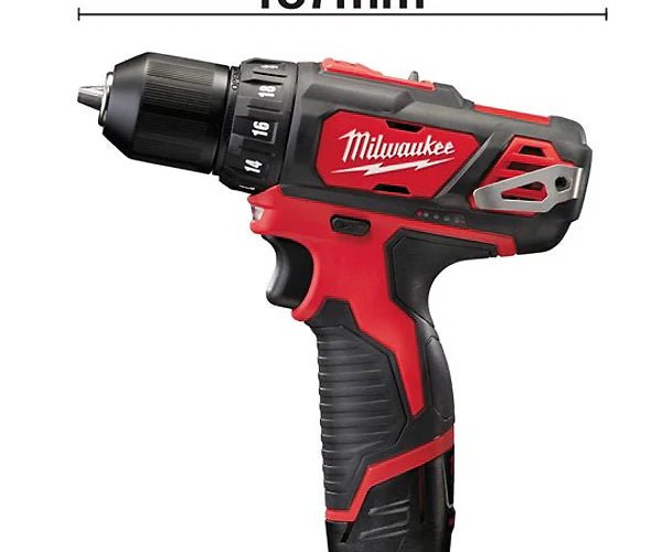 Milwaukee M12 BDD153C 12V – Trapano Avvitatore Compatto 2 Velocità - bricobox#