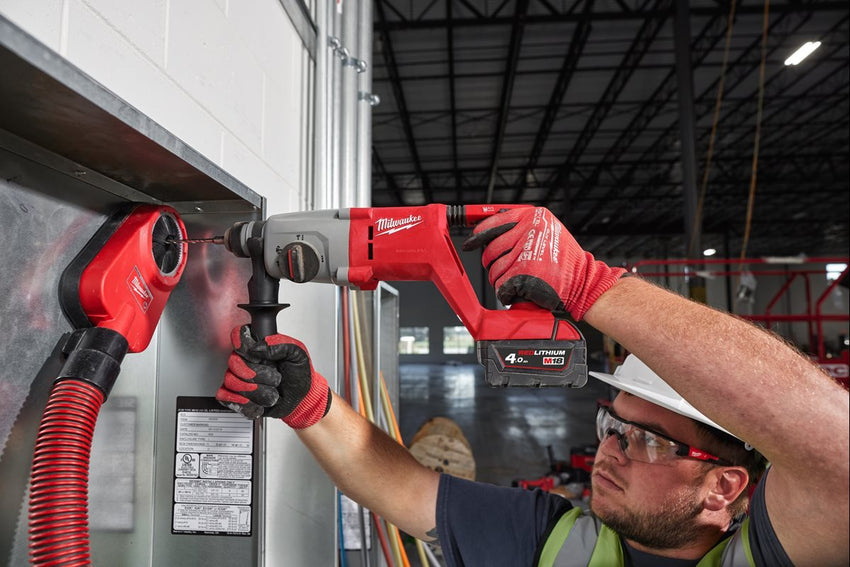 Milwaukee M18 BLHACD26 - 402X Tassellatore SDS - Plus 26 mm in linea brushless 18V – Martello Tassellatore Professionale - bricobox