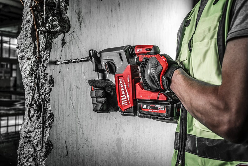 Milwaukee M18 FH - 0X Tassellatore SDS - Plus 26 mm FUEL 18V – Martello Tassellatore Professionale - bricobox
