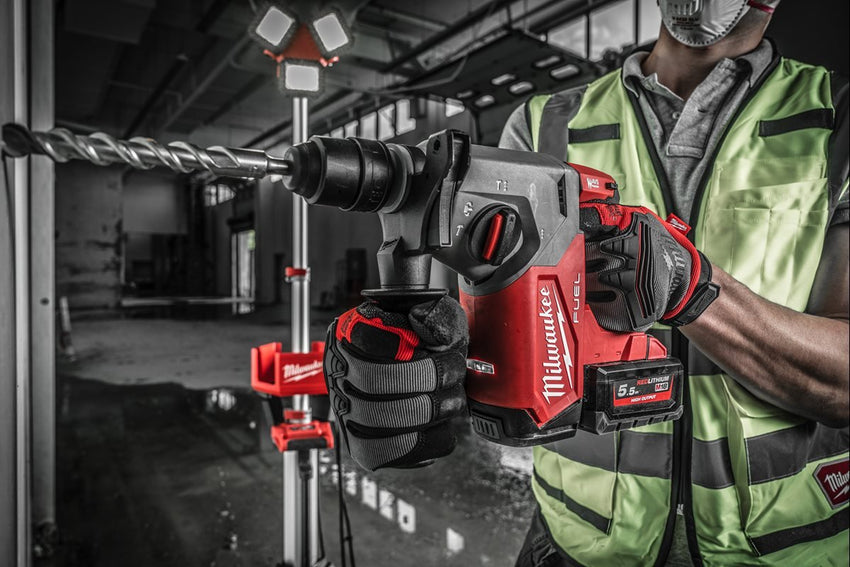 Milwaukee M18 FHX - 552X Tassellatore SDS - Plus 26 mm FIXTEC FUEL 18V – Martello Tassellatore Professionale - bricobox