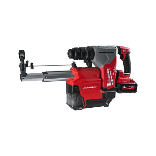 Milwaukee M18 ONEFHPXDEL - 552C Tassellatore SDS - Plus 32 mm FUEL ONE - KEY con aspirazione 18V – Martello Tassellatore Professionale - bricobox