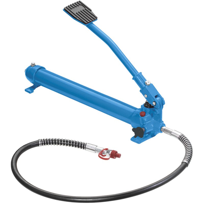 Pompa Idraulica a Pedale Fervi 0271 – 637 Bar per Cilindri Idraulici - bricoboxPompa Idraulica a Pedale Fervi 0271