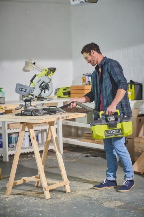 Ryobi R18PV - 0 Aspiratore/Soffiatore ONE+ 18V 11L Solo Corpo - bricobox