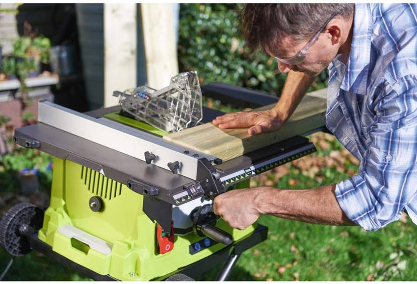 Ryobi RTS1800 - G Banco Sega 1800W con Guida Parallela e Lama Ø254mm - bricobox